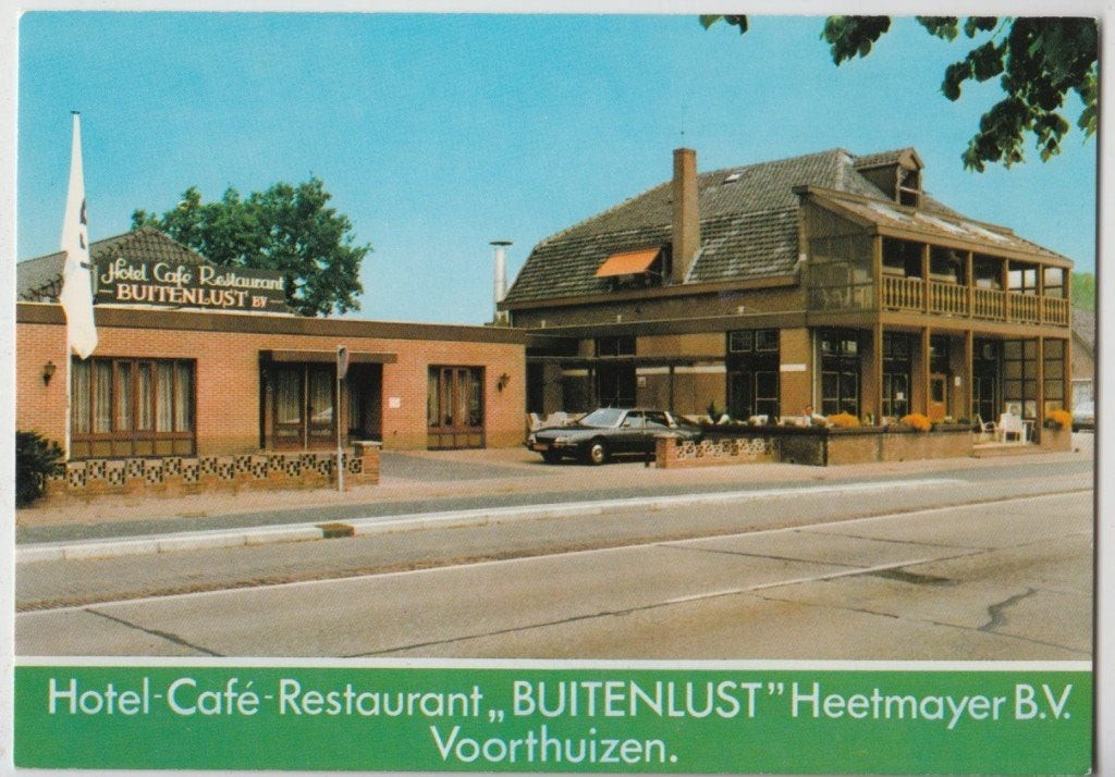 Voorthuizen Hotel Café Buitenlust Ongelopen 2002, Ophalen of Verzenden, 1980 tot heden, Ongelopen, Gelderland