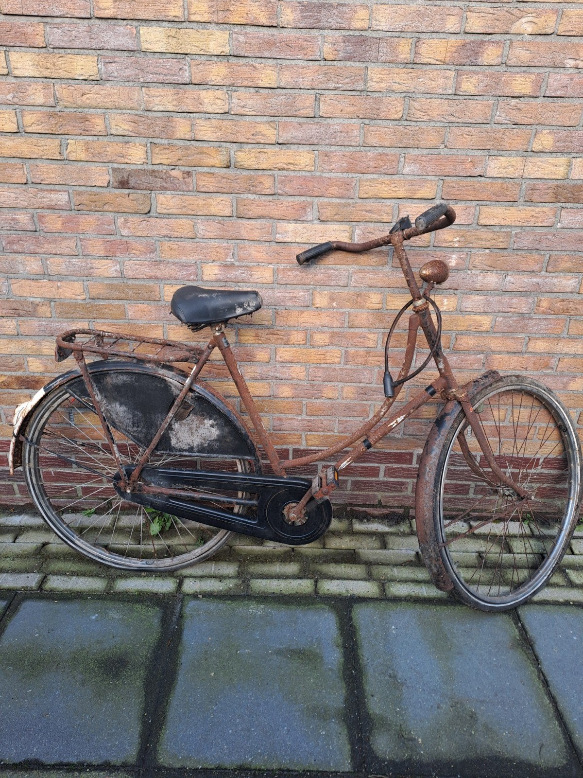 vintage barnfind antieke gazelle damesfiets, Ophalen, Terugtraprem, Gazelle, 53 tot 56 cm