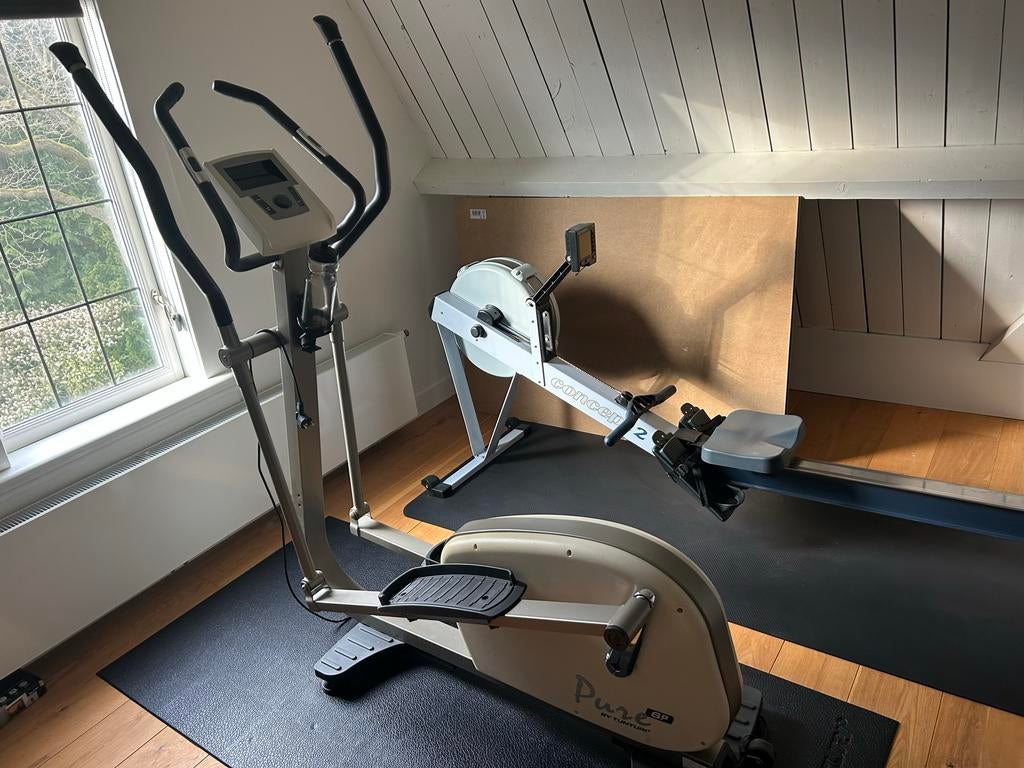 Crosstrainer Tunturi Pure 6.0 - Topconditie, Ophalen, Gebruikt, Crosstrainer, Metaal
