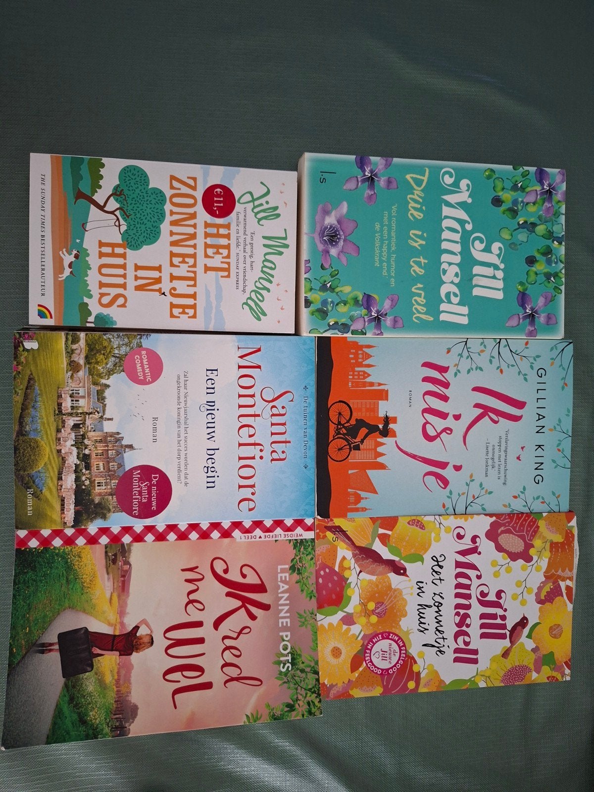 Boekenpakket: Jill Mansell, Santa Montefiore, Leanne Pots, Ophalen of Verzenden, Gelezen, Jill Mansell, Santa Montefiore, Leanne Pots, Gillian King