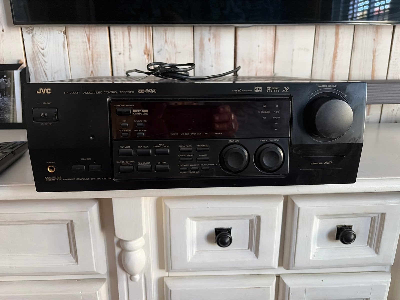 JVC RX-7000R Audio/Video Control Receiver met afstandsbedien, Ophalen, JVC, 60 tot 120 watt, Gebruikt
