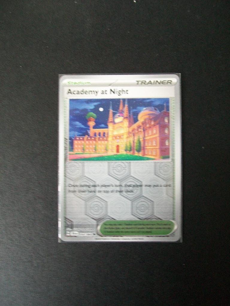 1734: Nieuwe Pokemon Kaart holofoil ACADEMY at NIGHT 054/064, Verzenden, Nieuw, Losse kaart, Foil