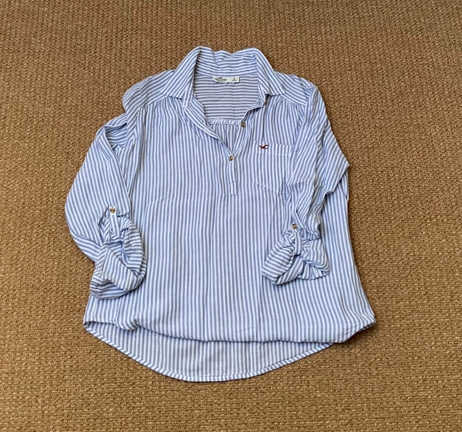 HOLLISTER Blouse dames maat S, Kleding | Dames, Ophalen of Verzenden, Blauw