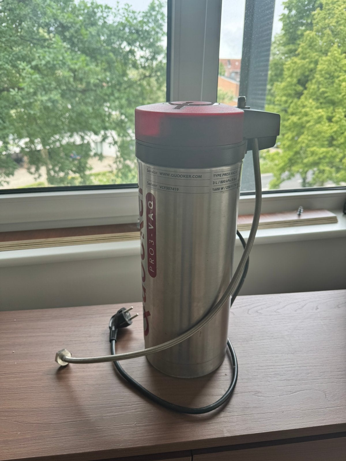 Quooker PRO3-VAQ E 3 liter boiler - kap beschadigd, Ophalen of Verzenden, Gebruikt