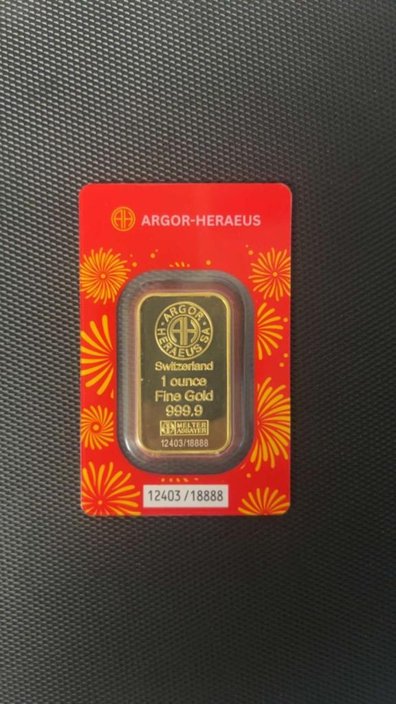 Argor Heraues, Postzegels en Munten, Edelmetalen en Baren, Ophalen, Goud