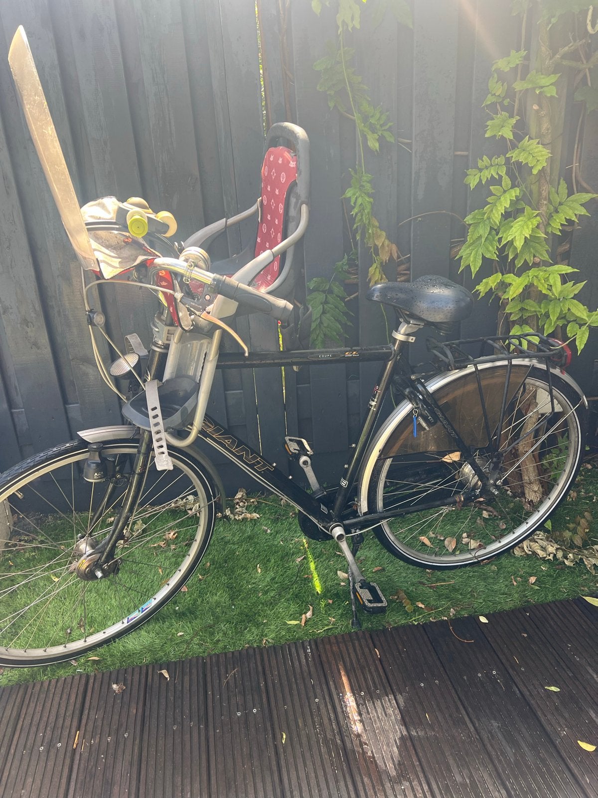 Giant herenfiets 60-61 inch, 7 versnellingen, trommelrem, Ophalen, Gebruikt, Versnellingen, Giant