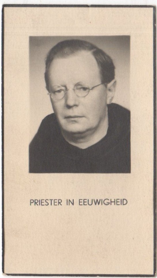 pater Albert.Potveer 1900 Warmenhuizen + 1954 Nieuwe Niedorp, Verzamelen, Ophalen of Verzenden