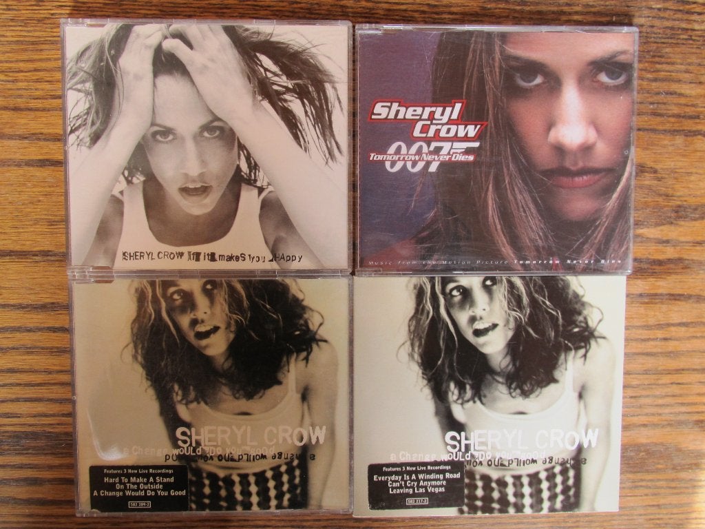 4x Sheryl Crow cd-single, Ophalen of Verzenden, Gebruikt, Poprock, Single