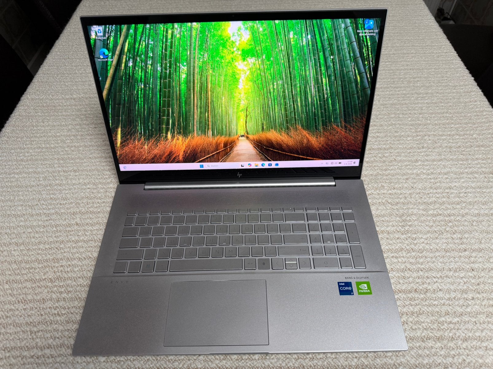 HP Envy 4K Ultra HD Te Koop, Computers en Software, Windows Laptops, Ophalen, Met videokaart, Qwerty, Zo goed als nieuw