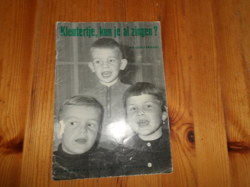 Kleutertje, kun je al zingen - ab lichtendah, Gebruikt, Zang, Ophalen of Verzenden, Artiest of Componist
