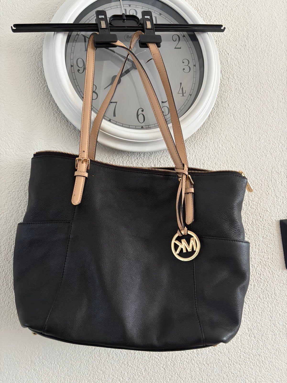 Originele zwarte mk tas, Ophalen, Zo goed als nieuw, Zwart, Handtas