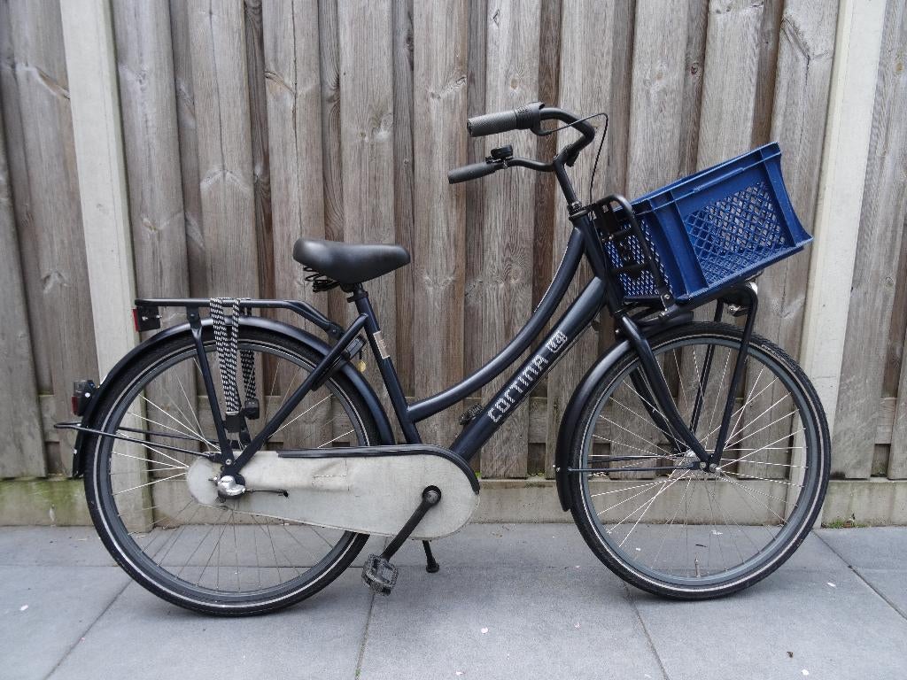 Cortina U4 Transport Meisjesfiets 26 inch Star Grey Matt, Fietsen en Brommers, Fietsen | Meisjes, Cortina U4 transportfiets, Versnellingen