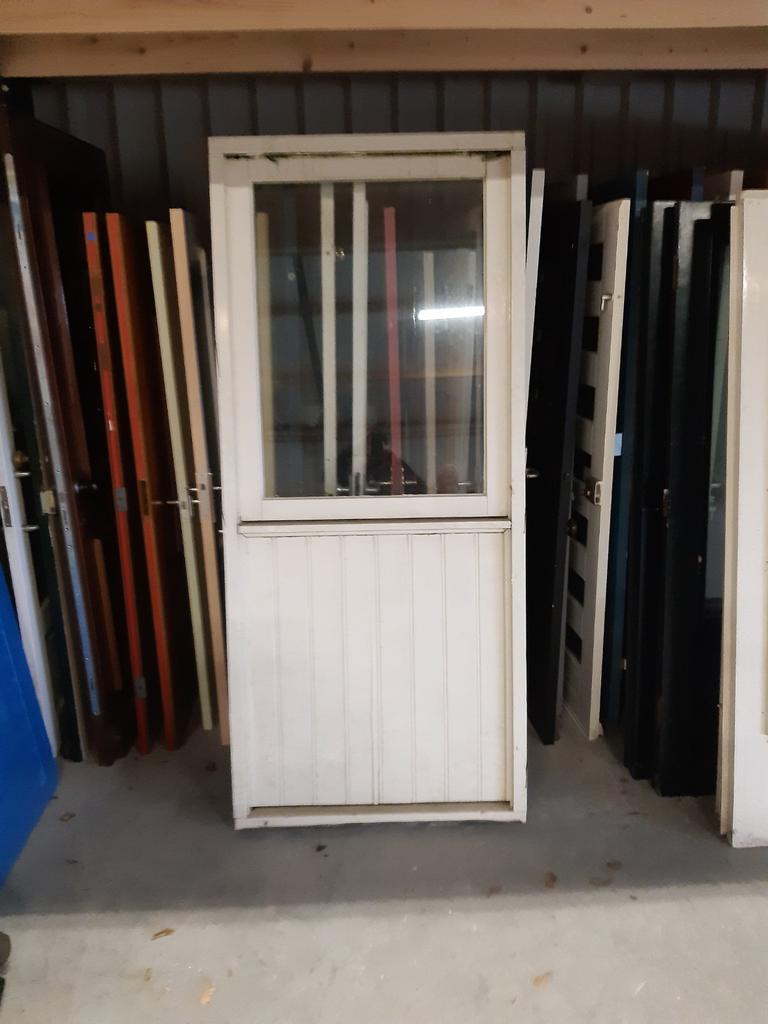 Hardhouten kozijn 98*222, Ophalen, Minder dan 3 meter, Q, Zo goed als nieuw