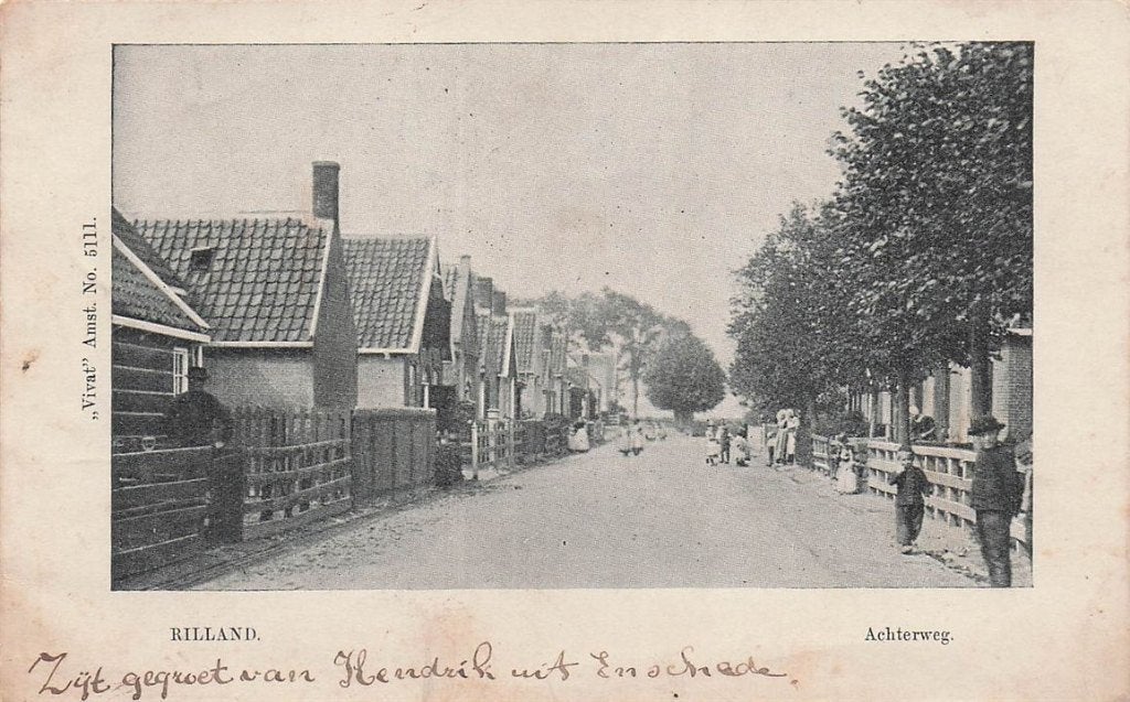 703-147-009 Rilland Achterweg, Verzenden, Voor 1920, Zeeland