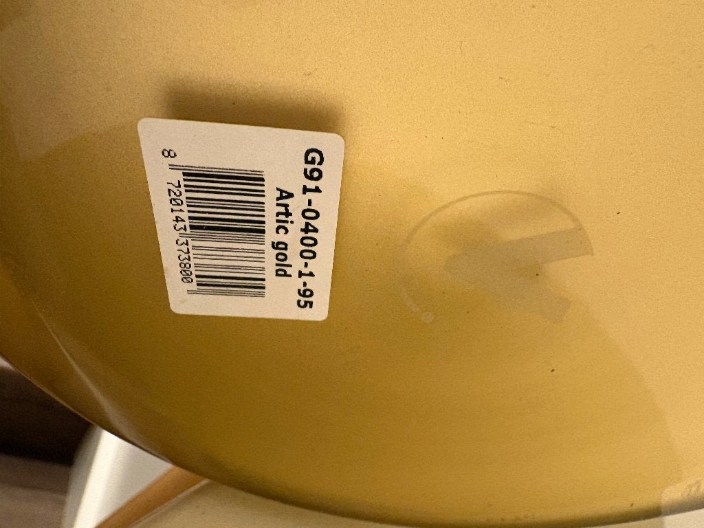 Vaas artic gold, Huis en Inrichting, Woonaccessoires | Vazen, Ophalen, Zo goed als nieuw, Goud, Glas