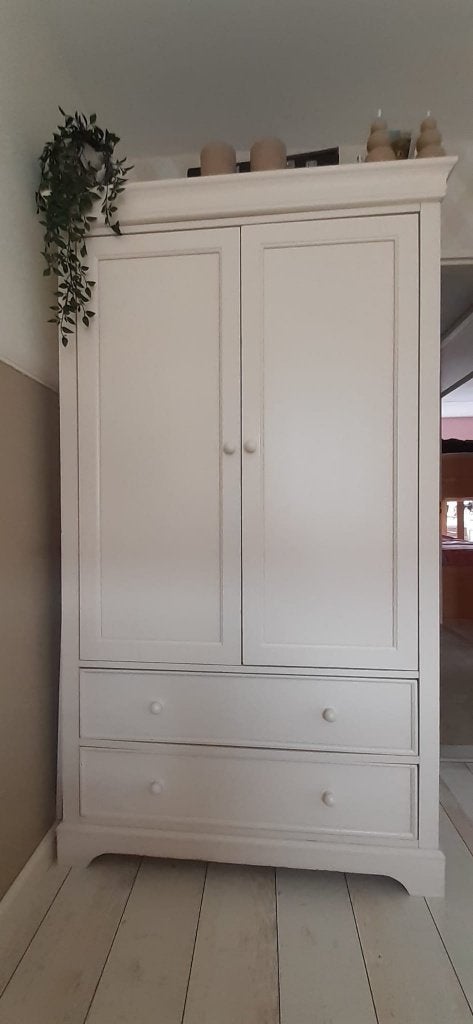 Complete babykamer crème (ledikant, kast, commode), Kinderen en Baby's, Kinderkamer | Complete kinderkamers, Ophalen, Gebruikt