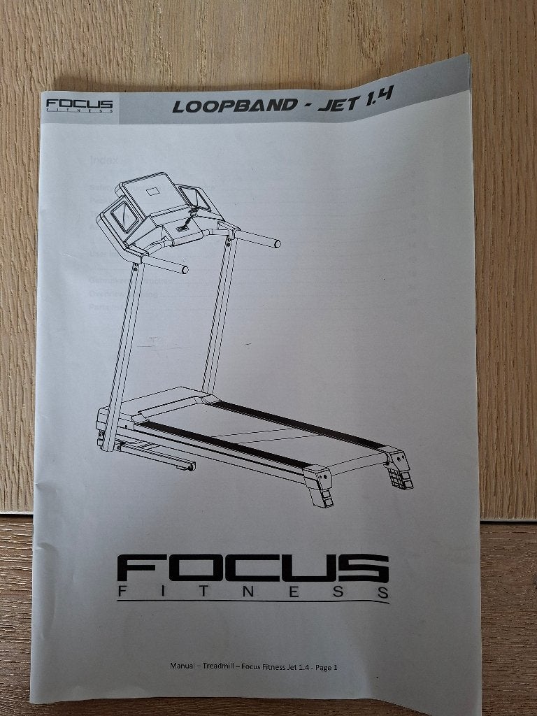 Focus Fitness Jet 1.4 loopband, Ophalen, Zo goed als nieuw, Overige materialen, Loopband
