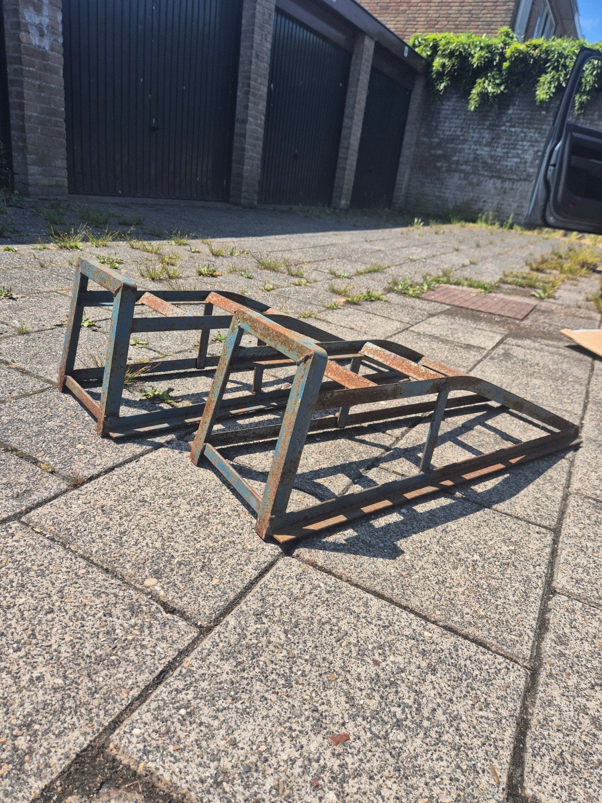 Oprijbokjes, Ophalen of Verzenden, Gebruikt, Hydraulisch, Garagekrik