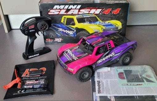 Traxxas Mini Slash 4x4, Elektro, Auto offroad, Ophalen of Verzenden, Zo goed als nieuw