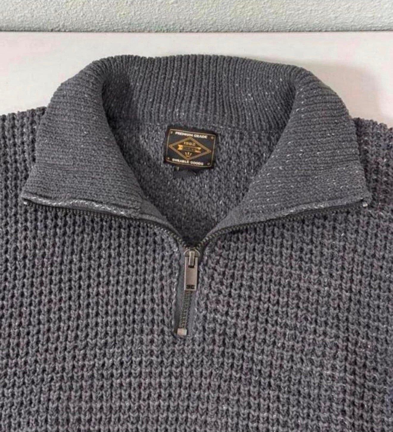 NEXT Premium grade Trui Sweater Vest L grijs grijze mannen, Maat 52/54 (L), L, Zo goed als nieuw, Grijs