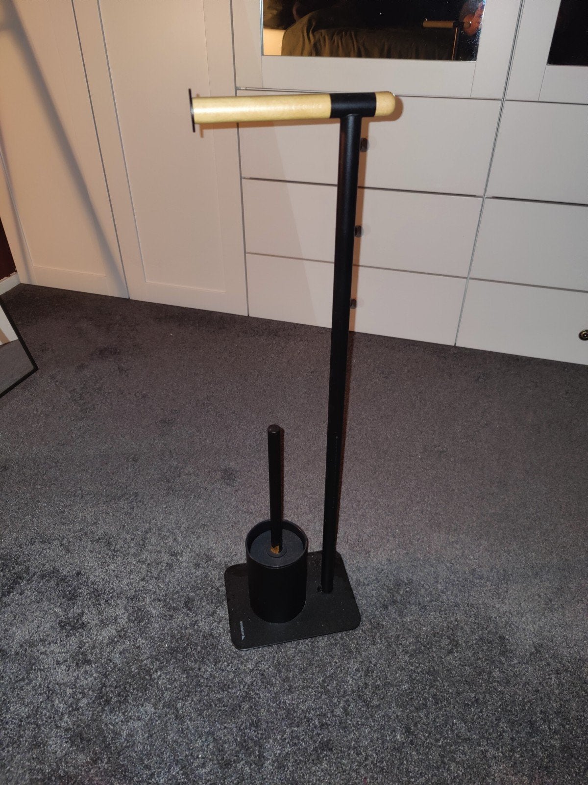Gratis Sealskin wcrolhouder met wc borstelhouder, Huis en Inrichting, Ophalen