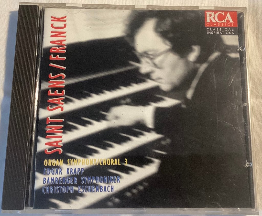 Saint Saens Franck Organ Symph Krapp Eschenbach CD, Overige typen, Ophalen of Verzenden, Zo goed als nieuw, Barok