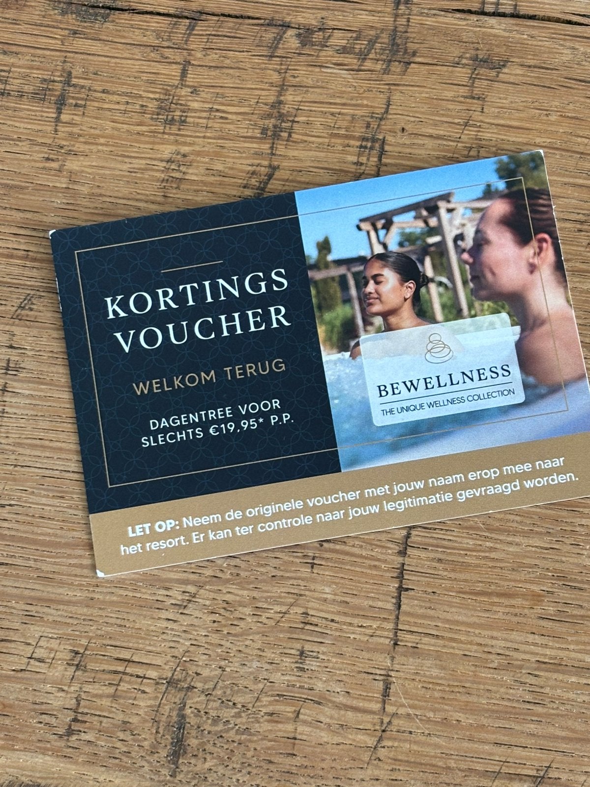 Kortingsvoucher BeWellness, Twee personen, Kortingsbon, Spa of Sauna