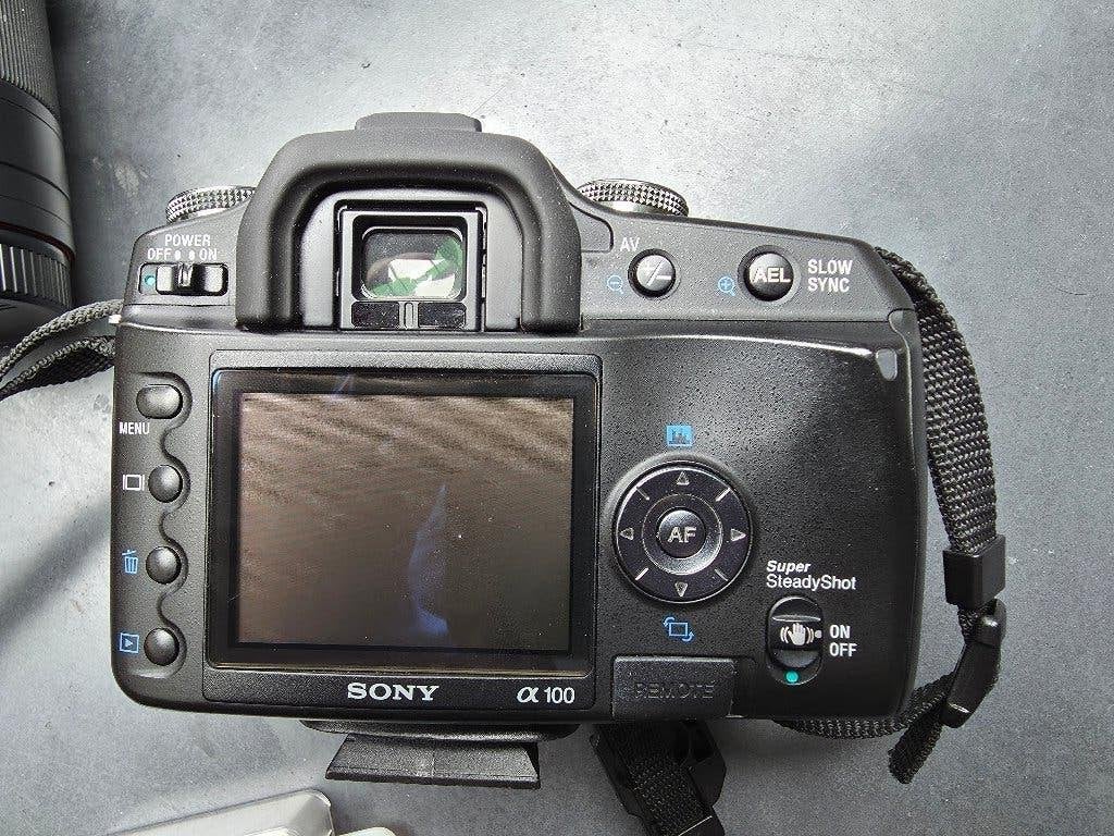 Digitale spiegelreflex camera Sony a100, Gebruikt, Spiegelreflex, Ophalen of Verzenden, Sony