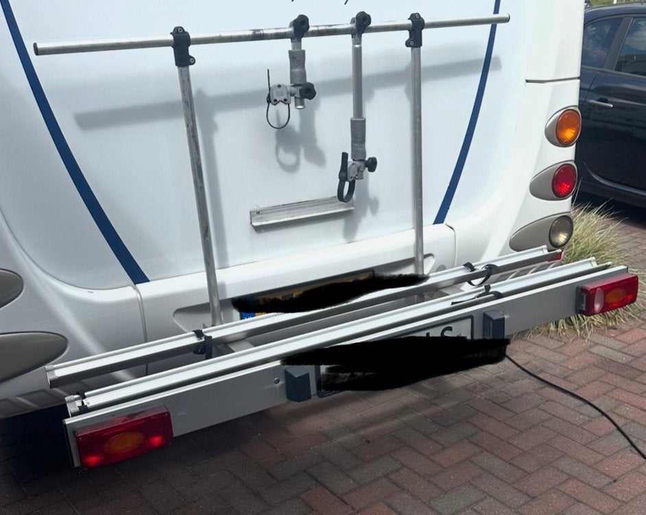 fietsendrager voor camper, Ophalen, Gebruikt
