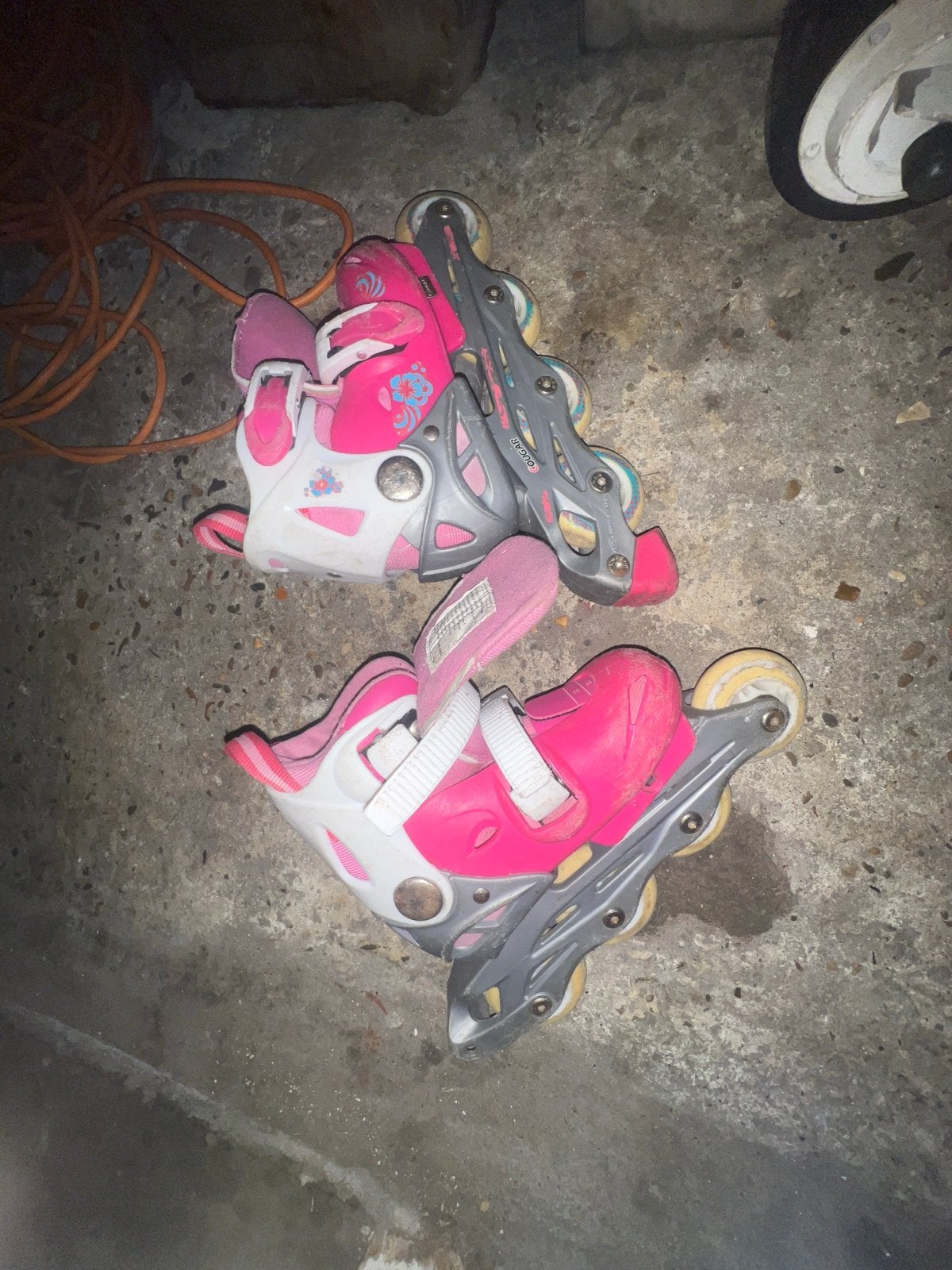 Roze verstelbare inline skates voor kinderen, maat 30-33, Kinderen, Inline skates 4 wielen, Ophalen, Overige merken