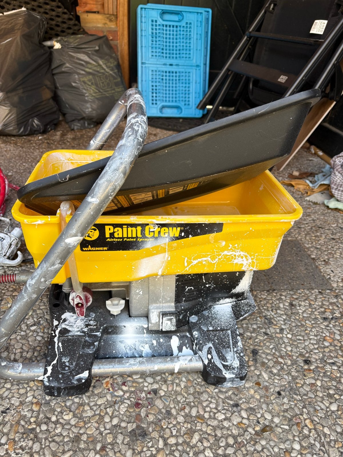Wagner Paint Crew Airless Verfspuit - Gebruikt, Ophalen, Gebruikt, Verfspuit of Verfpomp