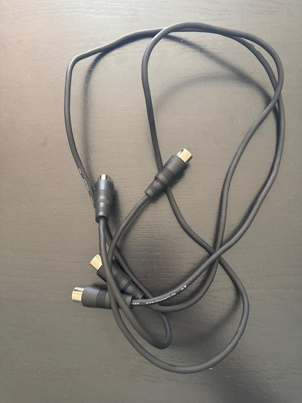 2x the sssnake SK366-1-BLK MIDI kabel, Ophalen of Verzenden, Zo goed als nieuw, Instrument