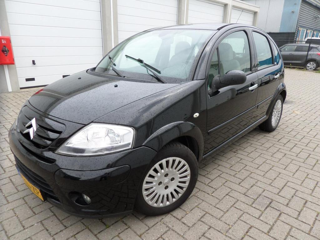 Citroen C3 1.4i-16V Exclusive, Auto's, Voorwielaandrijving, 4 cilinders, Zwart, Origineel Nederlands