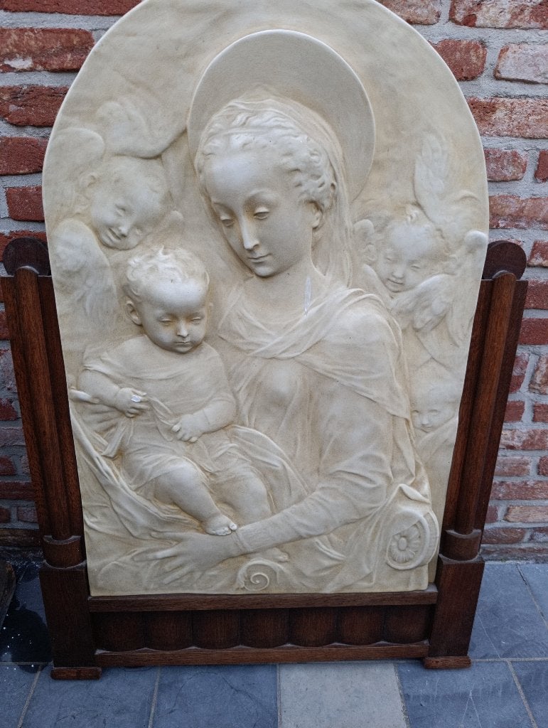 Beeld met engelen, Antiek en Kunst, Ophalen