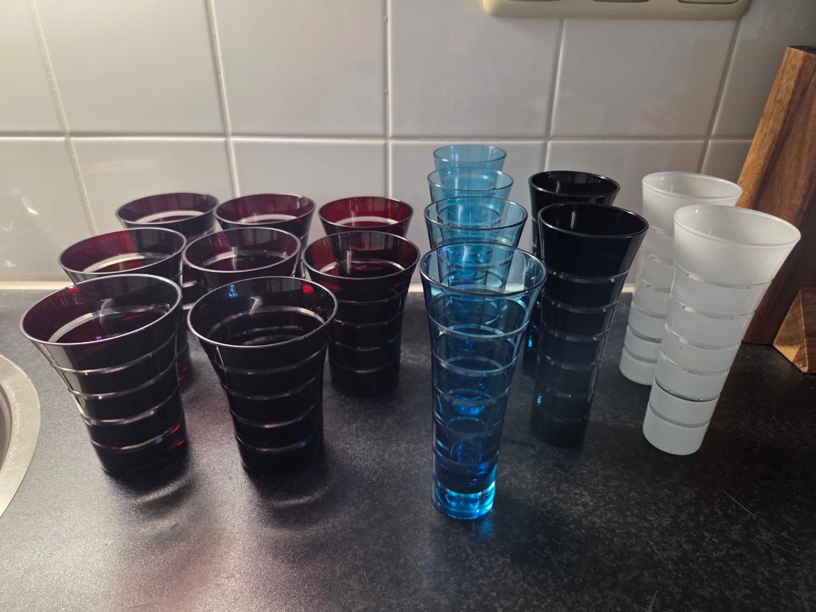 Philippe Deshoulières 'Haussmann'  Design Glazen Set, Ophalen, Glas of Glazen, Overige merken, Vintage