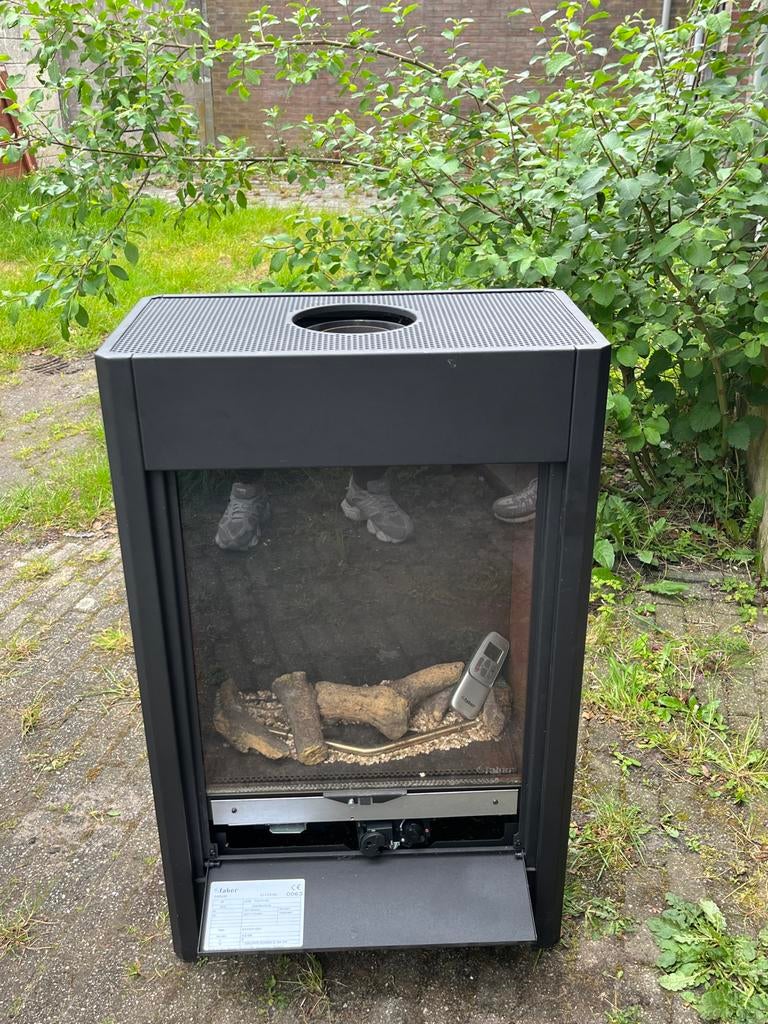 Faber gaskachel - Gebruikt, in goede staat, Huis en Inrichting, Kachels, Ophalen, Gebruikt, Gas, Vrijstaand