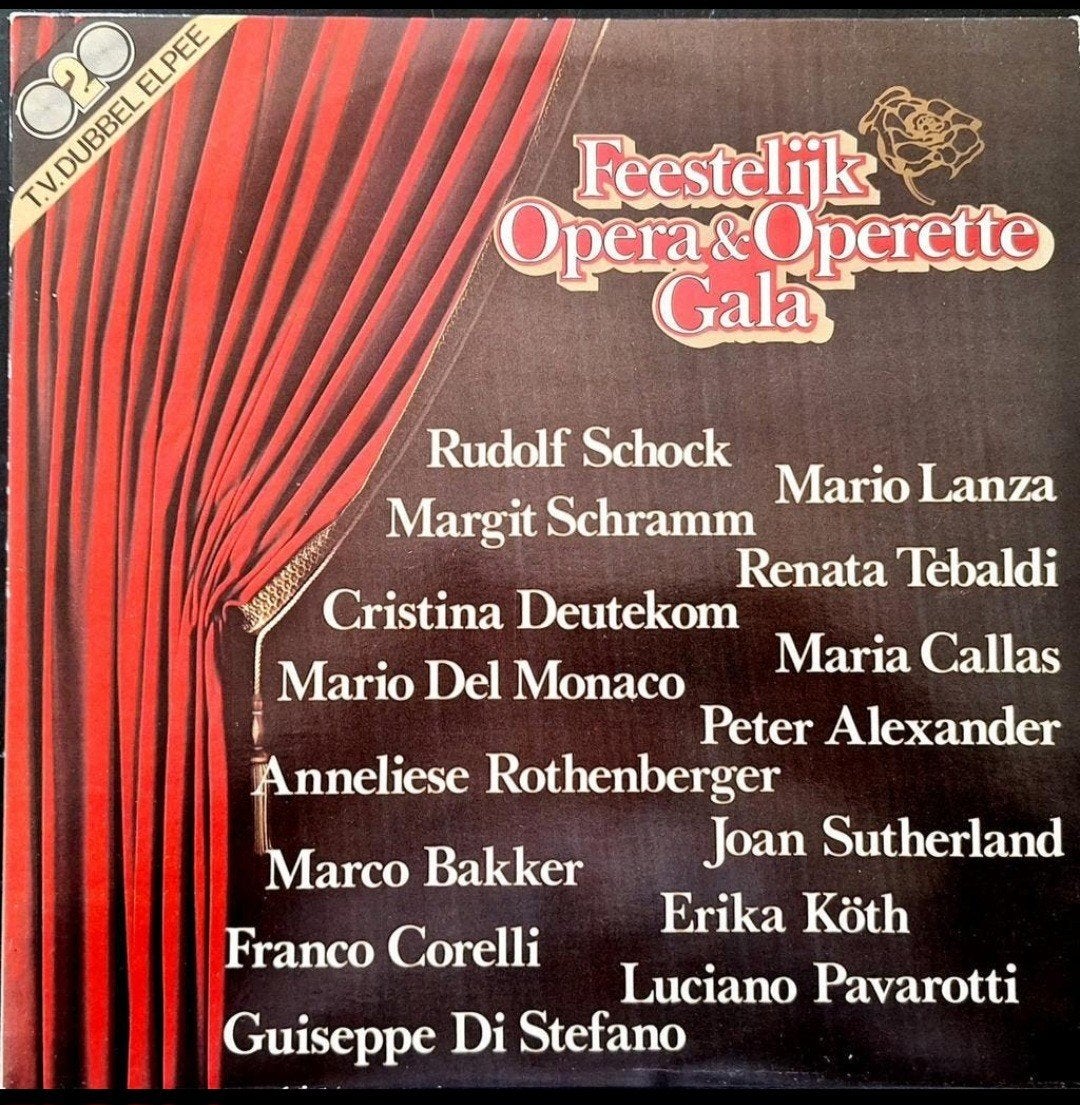 2-LP  VERZAMEL - Opera & Operette Gala, Cd's en Dvd's, Vinyl | Klassiek, Gebruikt, Opera of Operette, Ophalen of Verzenden, Romantiek