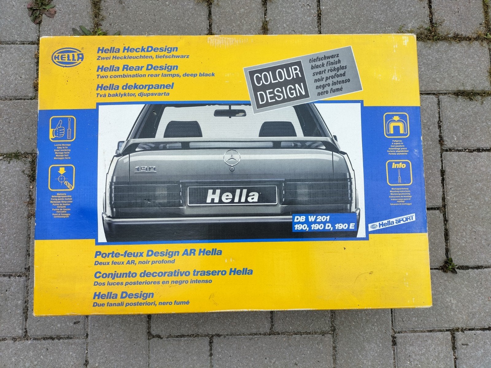 Hella HeckDesign Achterlichten Mercedes-Benz W201 (190), Auto-onderdelen, Ophalen of Verzenden, Gebruikt, Mercedes-Benz