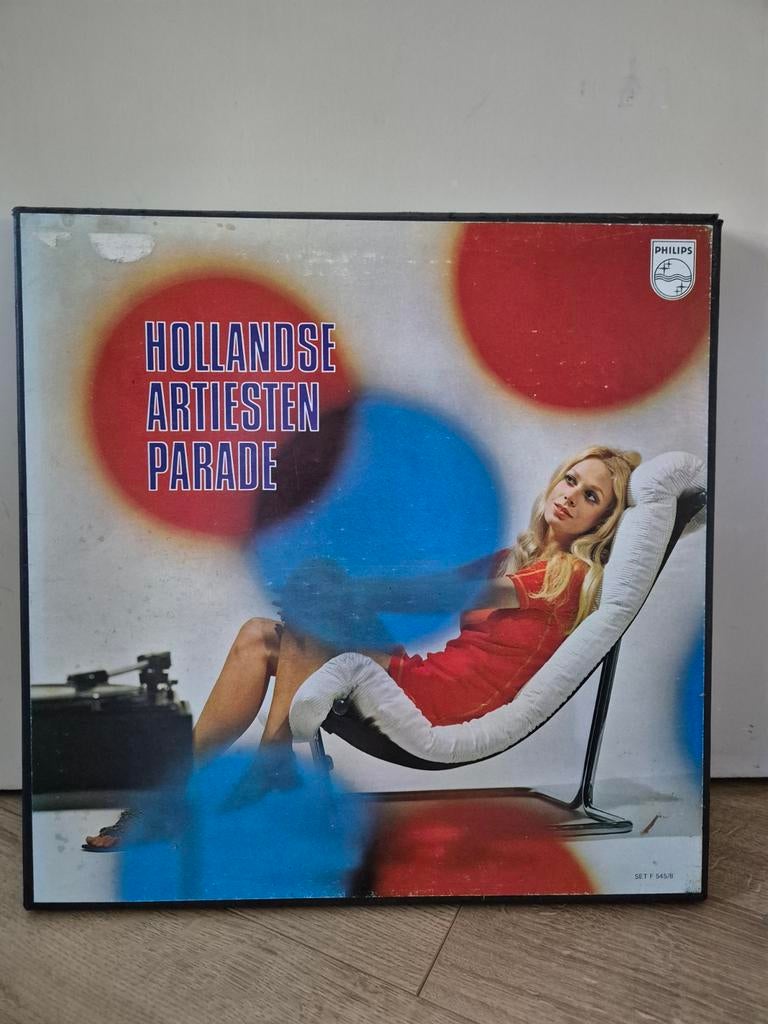 Hollandse Artiesten Parade  - Vintage 5 LP Philips, Cd's en Dvd's, Vinyl | Nederlandstalig, Gebruikt, Ophalen of Verzenden, Levenslied of Smartlap