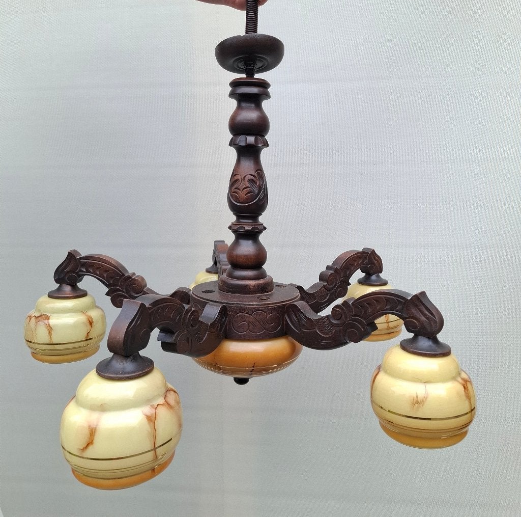 Vintage Hanglamp, Antiek en Kunst, Ophalen