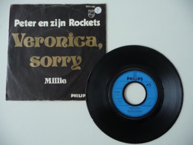 single PETER KOELEWIJN - VERONICA, SORRY- Philips Rec. 1974, Ophalen of Verzenden, Gebruikt, Nederlandstalig