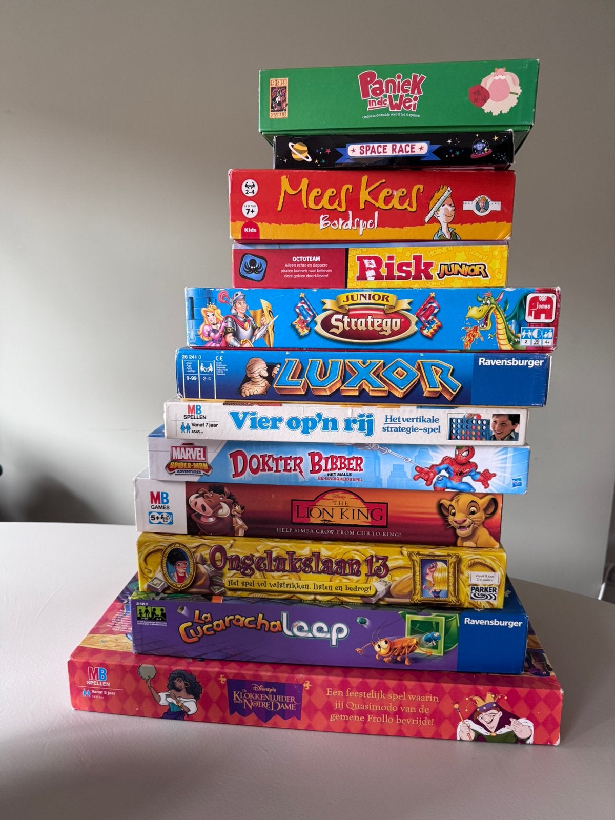 Junior/familie gezelschapsspellen..o.a. Disney,Mees Kees enz, Ophalen of Verzenden, Zo goed als nieuw