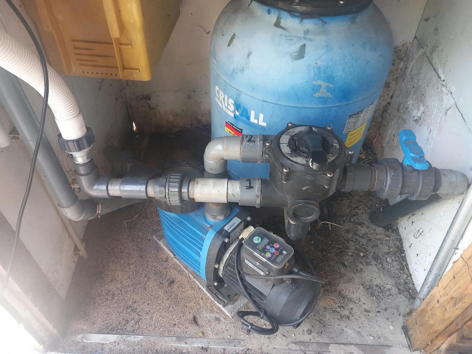 Zwembadpomp met filterinstallatie - Behncke Cristall 500, Ophalen, Gebruikt, Zwembadpomp