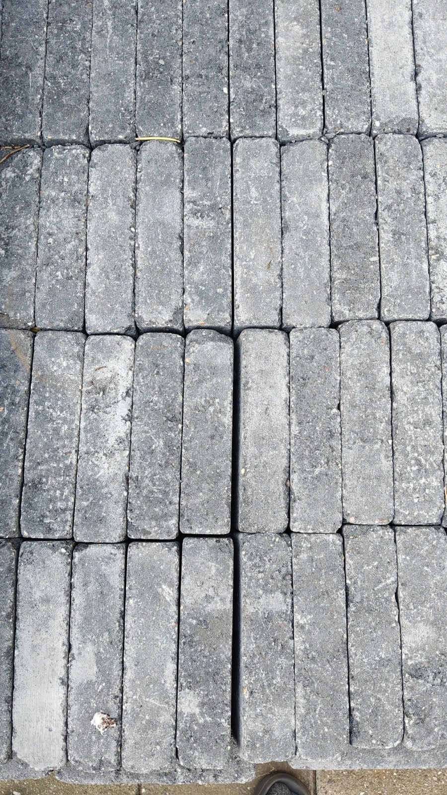 EXCLUTON beton klinkers getrommeld 20x5x7 cm, Tuin en Terras, Tegels en Klinkers, Ophalen, Gebruikt, Beton, Klinkers