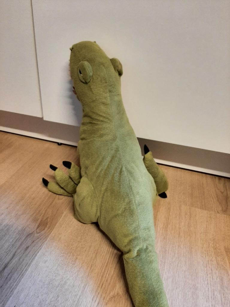 IKEA dino knuffel 55 cm dinosaurus, Ophalen of Verzenden
