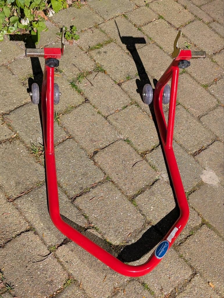 Datona rode motorfiets paddockstand / achterwielstandaard, Motoren, Accessoires | Overige, Gebruikt, Ophalen