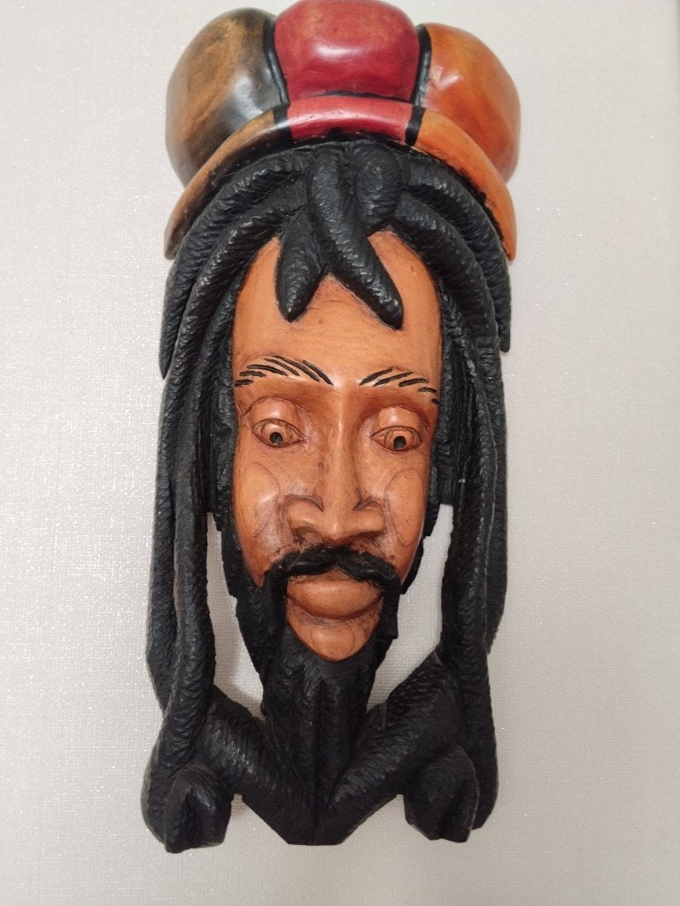 TKA:Houten Rasta kop, Verzamelen, Ophalen, Zo goed als nieuw, Mens
