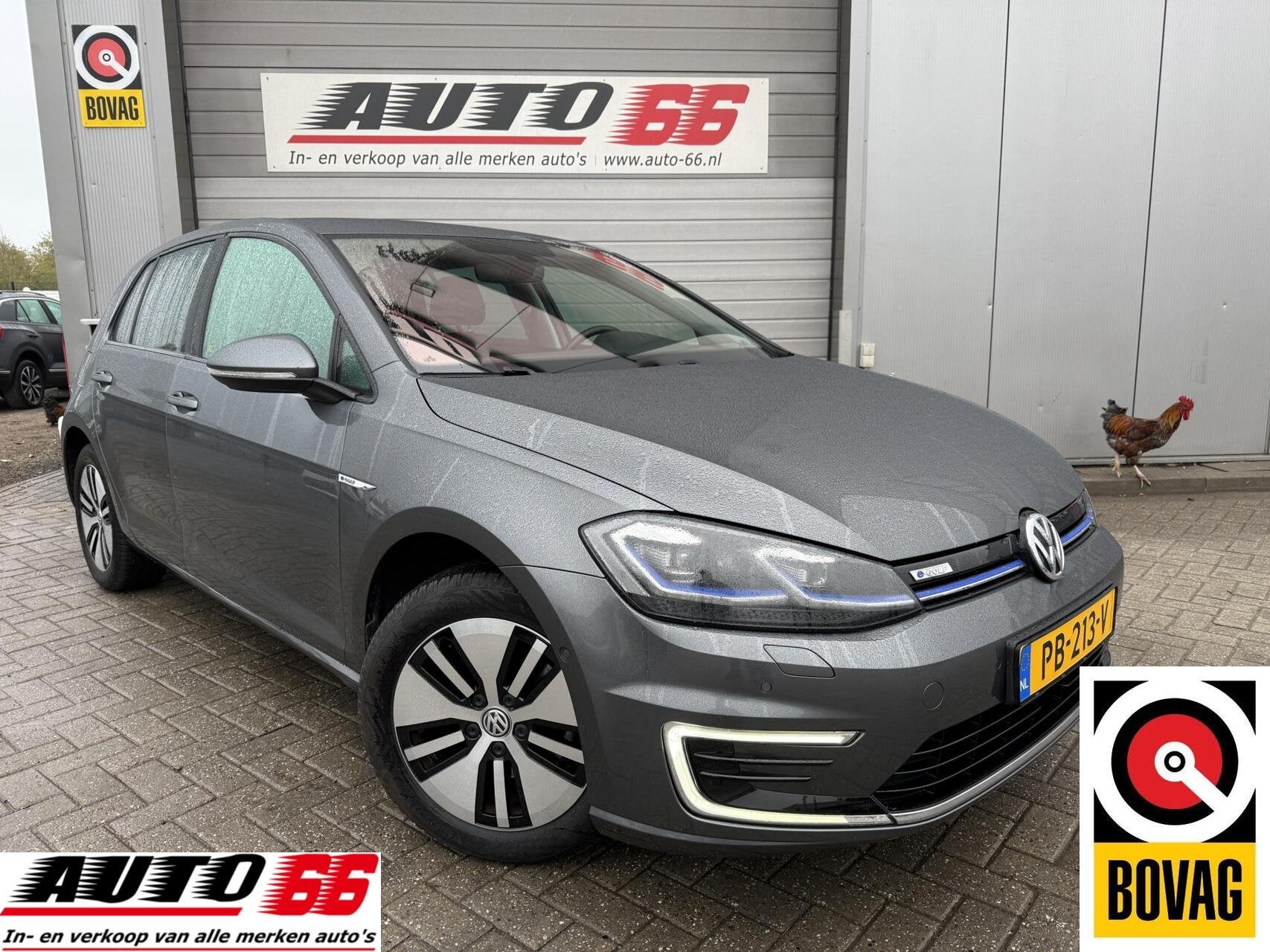 Volkswagen e-Golf e-Golf, 136 pk, Gebruikt, Zwart, Met garantie (alle)