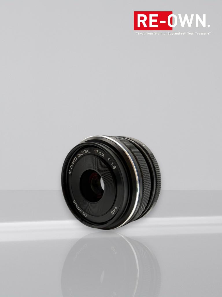 Olympus M.Zuiko Digital 17mm f/1.8 (topstaat + garantie), Olympus, ., Zo goed als nieuw, .