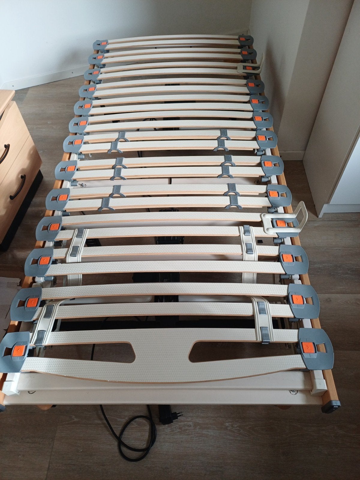 Elektrische bedbodem, Ophalen, Gebruikt, 90 cm, Eenpersoons